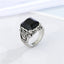 Jewelryretro Fashion Square Gemstone Ring