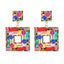 1 Pair Square Gemstone Drop Earrings - Trendy Fashion Jewelry