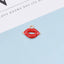 10 Pcs Simple Lips Alloy Enamel Jewelry DIY Accessories Set