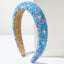 Women's Fashion Smiley Face Sequin Beaded Headband - Colorful Alloy Inlay Party Accessory