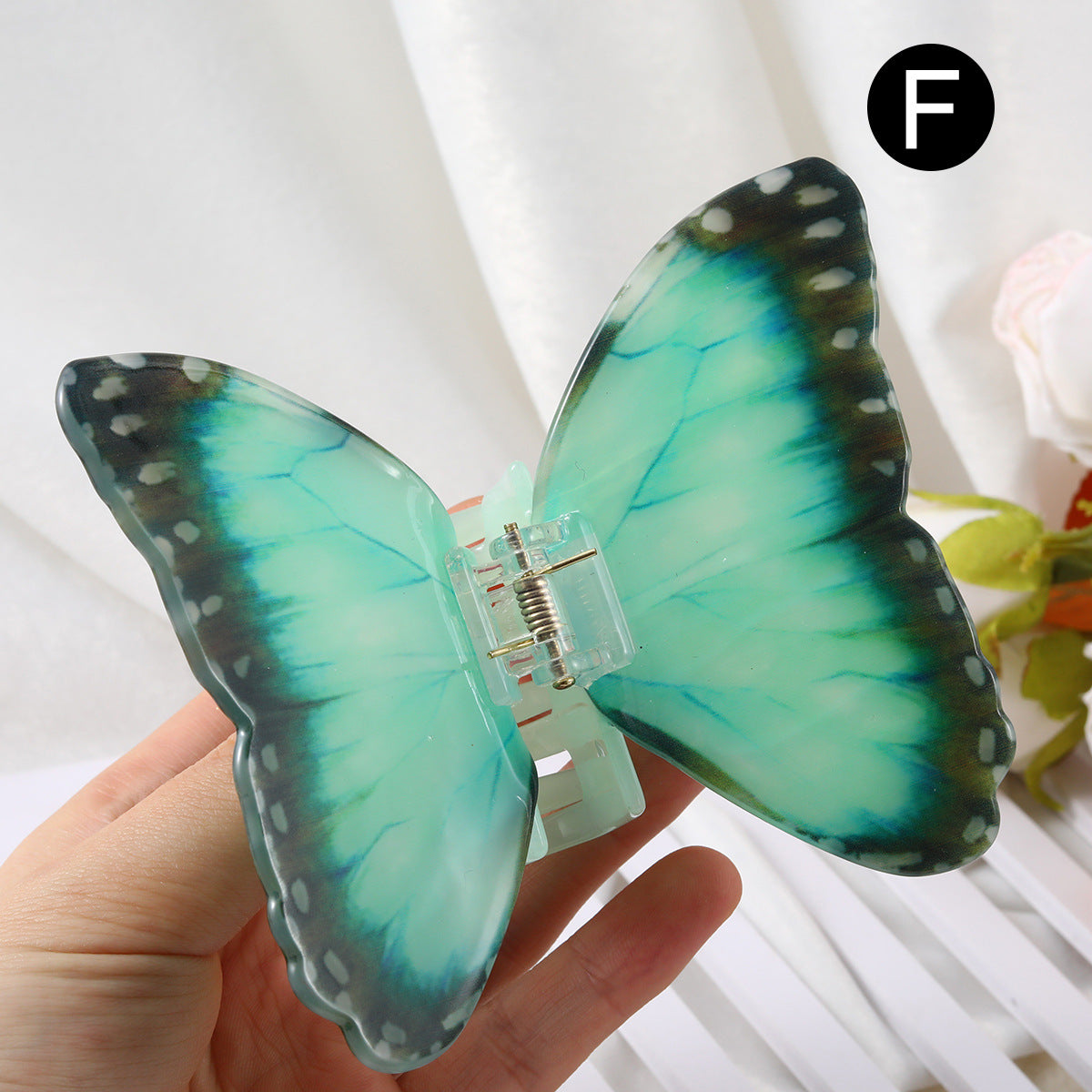 Women's Elegant Butterfly Acetate Hair Claw Clip