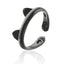 Korean Fashion Cute Cartoon Cat Claw & Ear Open Ring