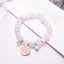 Cute Animal & Daisy Beaded Glass Bracelet for Women