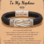 Retro Alloy Men's Multi-Layer Leather Bracelet