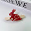 Rabbit Acetate Hair Claw Clip - Handmade Hair Tie and Headpiece Accessory