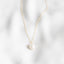 14k Gold Plated Baroque Freshwater Pearl Pendant Necklace