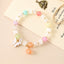 Lady Sweet Classic Pentagram Bell Crystal Alloy Moonstone Bracelets for Women