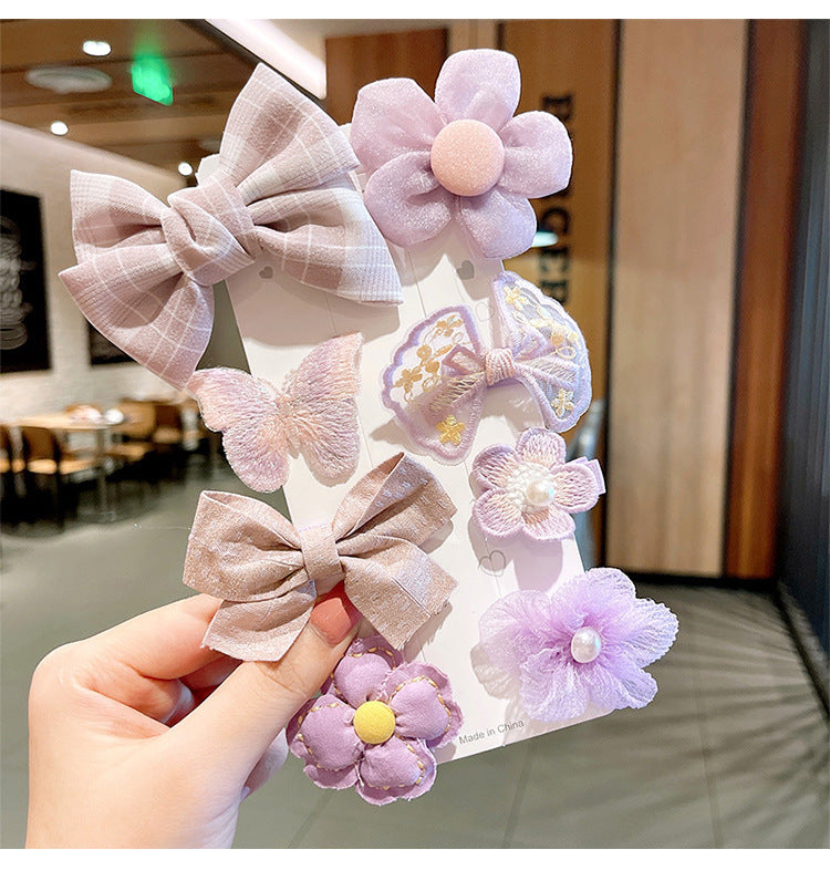 Korean Cartoon Flower Hair Clip for Girls