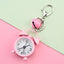 Cute Mini Alarm Clock Keychain - Iron Plated Cartoon Keyring for Bags and Gifts