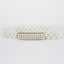 Elegant Vintage White Pearl Women's Chain Belt