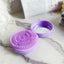 Simple Style Solid Color Portable Hair Comb Set with Mirror