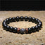 Geometric Natural Stone Beaded Bracelet for Men