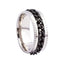 Fashion Chain Rotating Stainless Steel Ring