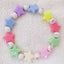 Colorful Star Flower Acrylic Beaded Kids Bracelet Gift