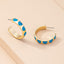 Simple Geometric Heart Pattern Earrings - Fashion Retro Stud Jewelry