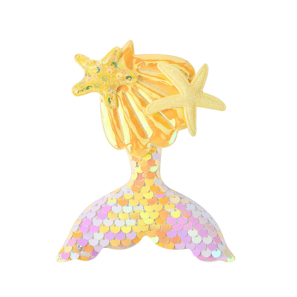 Mermaid Sequin Patchwork Hair Clip for Kids