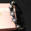 Simple Style Rhinestone Pearl Hair Band with Butterfly and Flower Design