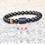 Simple Constellation Obsidian Beaded Bracelet Set