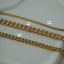 Minimalist 18k Gold Plated Stainless Steel Figaro Box Chain Anklet