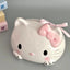 Xiaohongshu with the same pink and white hellokitty resin tissue box, cute girly heart, kt drawer carton desktop ornaments