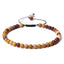 Casual Natural Agate Stone Adjustable Knitting Bracelet