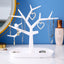 Tree-Shaped Deer Antler Jewelry Display Stand and Organizer