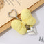 Sweet Heart Bow Knot Macaron Keychain Pendant