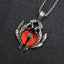 Devil's Eye Stainless Steel Skull Pendant Necklace - Gothic Punk Style