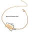 Stainless Steel 18K Gold Plated Geometric Star Friendship Bracelets