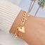 Retro Cross Alloy Bracelet - Creative Personality European American Ins Women's Hand Jewelry MS687