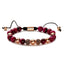 Casual Retro Natural Stone Zircon Beaded Bracelet with Colorful Tiger Eye Beads