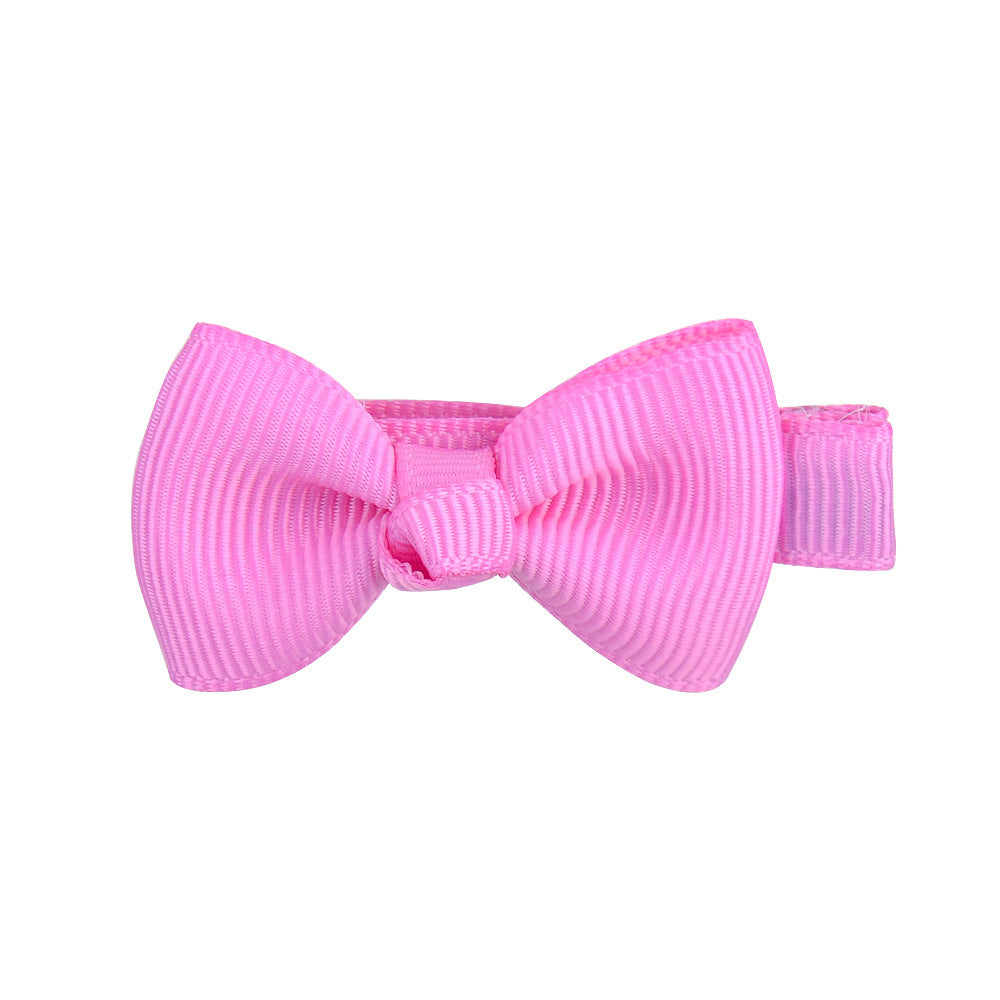 European American Kids' Jewelry Cute Bow Ribbon Hairpin Set - 20 Colors