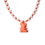 Cute Bear Pendant Imitation Pearl Beaded Women's Necklace