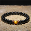 Geometric Natural Stone Beaded Bracelet for Men