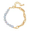 Freshwater Pearl Copper Beaded Irregular Luxury Fashion Bracelets