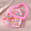 24-Piece Cartoon Resin Ring Set for Kids - Heart Box Packaging Wholesale