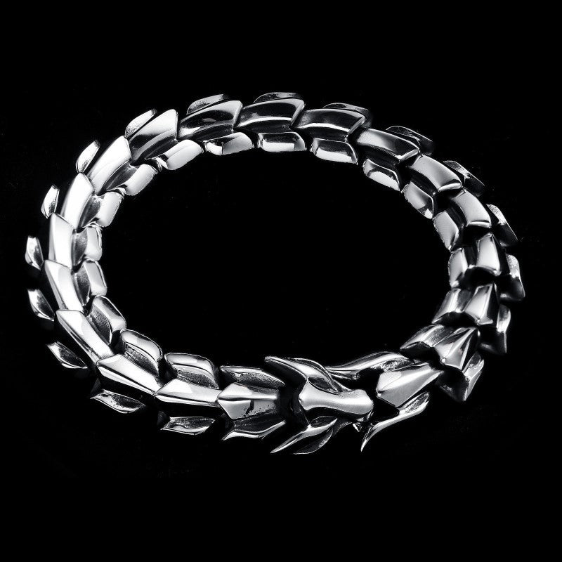Hip-Hop Retro Nordic Viking Men's Alloy Keel Bracelet