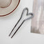 Retro U-Shape Alloy Hairpin with Delicate Love Design