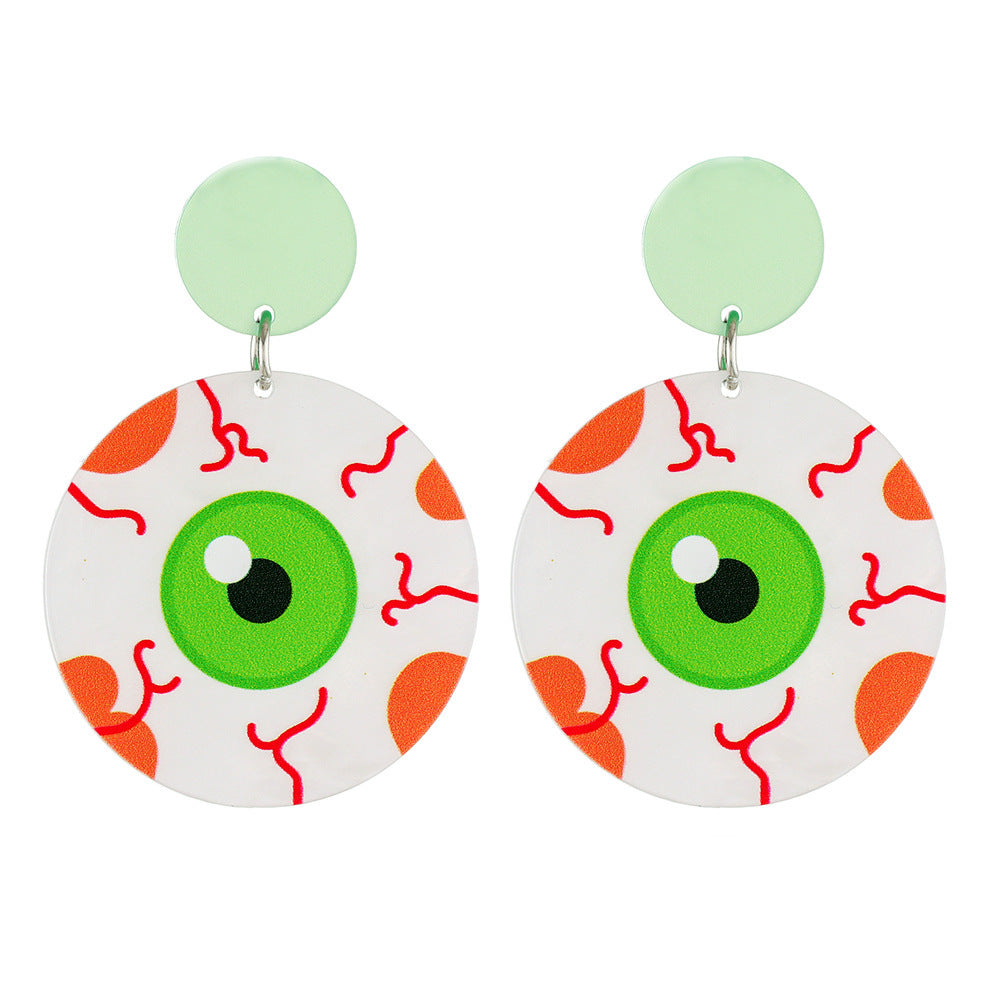 Fashion Halloween Pattern Acrylic No Inlaid Earrings