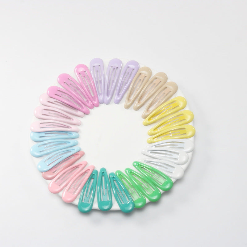 Simple Candy Color Hairpin Set - DIY Hair Accessories Wholesale