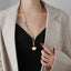 New Fashion Minimalist Heart Pendant Multi-layer Long Necklace