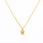 18K Gold Plated Sun Palm Heart & Hamsa Hand Zircon Pendant Necklace