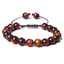 Ethnic Geometric Natural Stone Tiger Eye Beaded Adjustable Bracelet