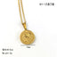 December Flower Pendant Necklace - 18K Gold Plated Stainless Steel Jewelry