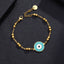 18K Gold Plated Stainless Steel Eye Bracelet for Couples