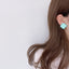 Wholesale Geometric Acrylic Ear Cuffs with S925 Silver Needle Morandi Color Clip-On Earrings