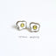 1 Pair Simple Style Letter Wood Printing Women'S Ear Studs