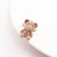 Cute Bear Velvet Bow Adjustable Open Ring for Women