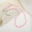 Korean Heart Shape Pearl Beaded Women's Necklace