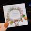 Gradient Color Children's Pearl Cartoon Beaded Bracelet - Kids Hand Accessories